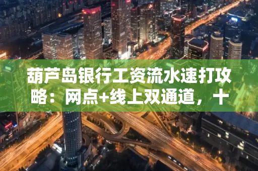 葫芦岛银行工资流水速打攻略:网点+线上双通道,十分钟搞定