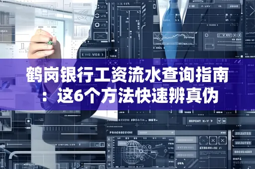 鹤岗银行工资流水查询指南:这6个方法快速辨真伪