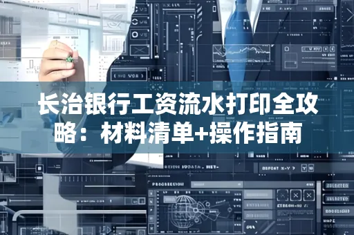 长治银行工资流水打印全攻略:材料清单+操作指南