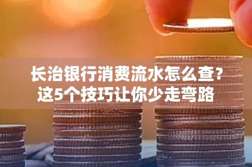长治银行消费流水怎么查?这5个技巧让你少走弯路