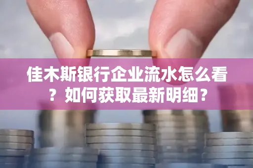 佳木斯银行企业流水怎么看?如何获取最新明细?