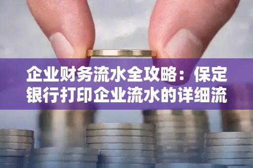 企业财务流水全攻略:保定银行打印企业流水的详细流程与材料清单