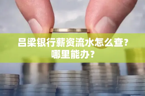 吕梁银行薪资流水怎么查?哪里能办?