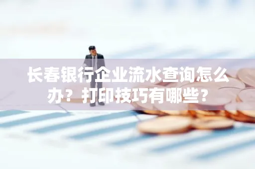 长春银行企业流水查询怎么办?打印技巧有哪些?