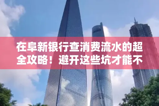 在阜新银行查消费流水的超全攻略!避开这些坑才能不踩雷