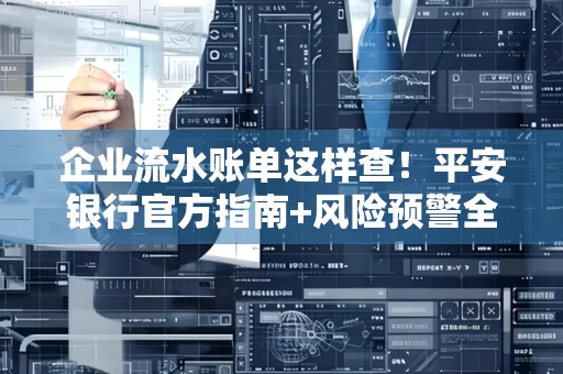 企业流水账单这样查!平安银行官方指南+风险预警全收录