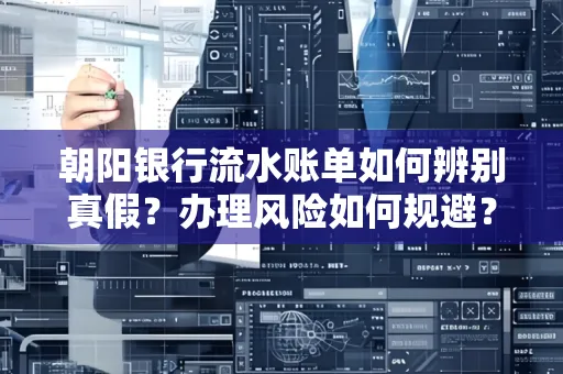 朝阳银行流水账单如何辨别真假?办理风险如何规避?