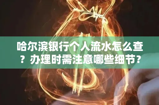 哈尔滨银行个人流水怎么查?办理时需注意哪些细节?快速获取技巧