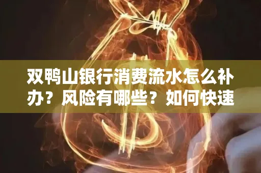 双鸭山银行消费流水怎么补办?风险有哪些?如何快速处理?