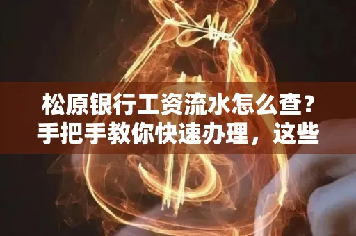 松原银行工资流水怎么查?手把手教你快速办理,这些材料必须准备好!