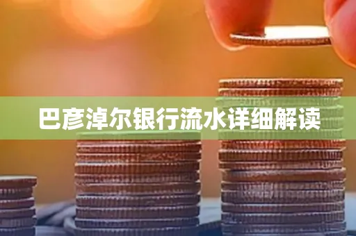 巴彦淖尔银行流水详细解读